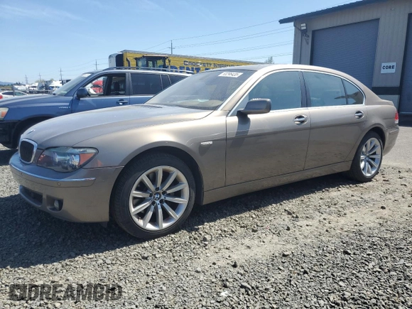 2008 BMW 7 Series 750Li with VIN WBAHN83548DT79127, listed as a Copart auction lot 53296435 with 116,915 mi miles and Clean title. Bid and sale history available at DreamBid. Image 1.
