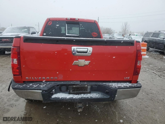 2009 Chevrolet Silverado 1500 LTZ with VIN 3GCEK33M99G185819, listed as a Copart auction lot 85009354 with 0 mi miles and Salvage Title. Bid and sale history available at carsss.com. Image 6.