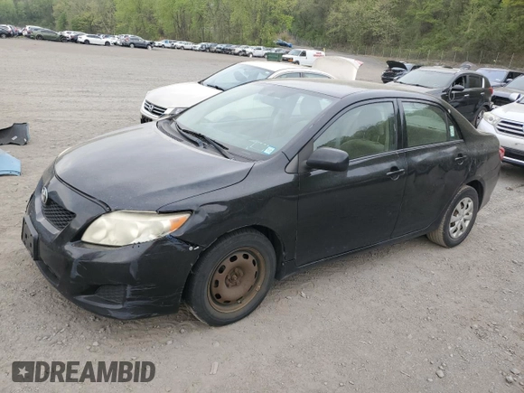 2009 Toyota Corolla with VIN JTDBL40E599042515, listed as a Copart auction lot 54796945 with Not Provided miles and Clean Title. Bid and sale history available at carsss.com. Image 1.