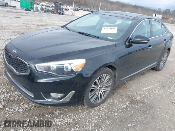 2015 Kia Cadenza Premium with VIN KNALN4D74F5188219, listed as a IAAI auction lot 41530800 with 144,330 mi miles. Bid and sale history available at carsss.com. Image 17.