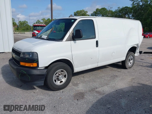 2019 Chevrolet Express Cargo with VIN 1GCWGAFP9K1275590, listed as a IAAI auction lot 42456223 with 138,887 mi miles and . Bid and sale history available at DreamBid. Image 17.