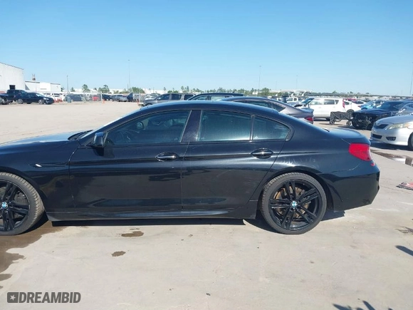 2014 BMW 6 Series 650i with VIN WBA6B2C55ED129419, listed as a IAAI auction lot 39061341 with 68,790 mi miles. Bid and sale history available at carsss.com. Image 14.
