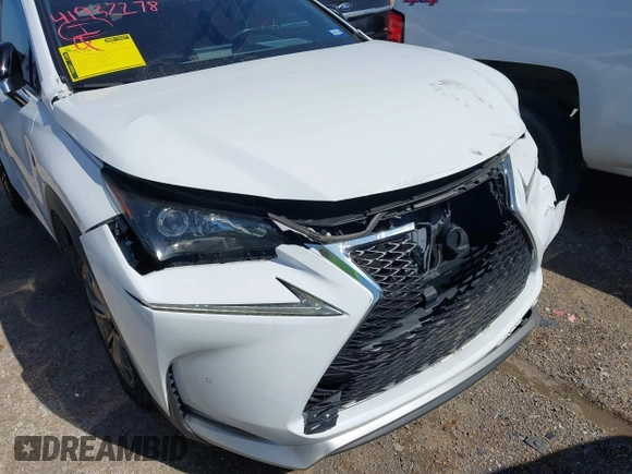 2016 Lexus NX 200t with VIN JTJYARBZ6G2023052, listed as a IAAI auction lot 41932778 with 106,241 mi miles. Bid and sale history available at carsss.com. Image 12.