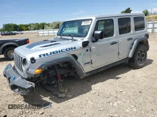 2023 Jeep Wrangler Rubicon with VIN 1C4JJXR66PW604886, listed as a Copart auction lot 57994855 with 19,265 mi miles and Salvage title. Bid and sale history available at DreamBid. Image 1.