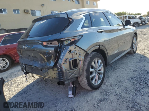 2021 Infiniti QX50 LUXE with VIN 3PCAJ5BB4MF109257, listed as a Copart auction lot 65144992 with 16,645 mi miles. Bid and sale history available at carsss.com. Image 4.