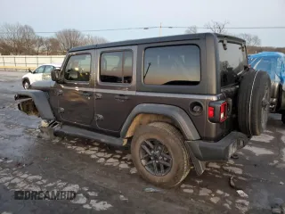 2024 Jeep Wrangler Sport с VIN 1C4PJXKN8RW291502, выставлен на аукционе Copart как лот 88326985 с пробегом 4 720 миль миль и Списание • Salvage title. История ставок и продаж доступна на DreamBid. Изображение 2.