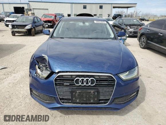 2015 Audi A4 Premium Plus with VIN WAUFFAFL9FN010549, listed as a Copart auction lot 50623025 with 183,602 mi miles and Salvage Title. Bid and sale history available at carsss.com. Image 5.