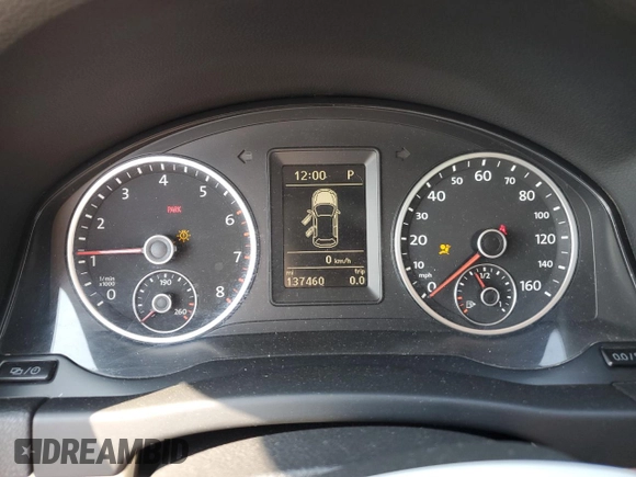 2013 Volkswagen Tiguan SE z VIN WVGAV7AX2DW023093, wystawiony jako Copart lot #64694405 z przebiegiem 137 460 mil mil oraz Szkoda całkowita • Salvage title. Historia ofert i sprzedaży dostępna na DreamBid. Obrazek 9.