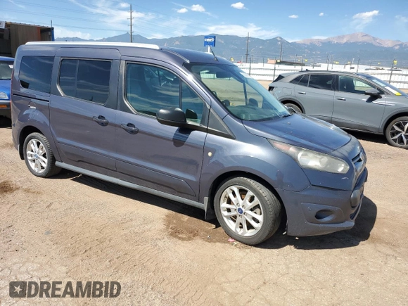 2014 Ford Transit Connect XLT с VIN NM0GE9F71E1156605, выставлен на аукционе Copart как лот 63650735 с пробегом Не указан миль и Чистый • Clean title. История ставок и продаж доступна на DreamBid. Изображение 4.