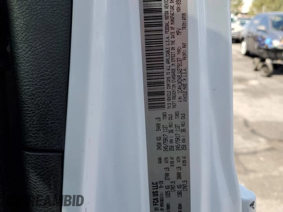 2018 Jeep Wrangler Unlimited Sport S with VIN 1C4HJXDN9JW279137, listed as a Copart auction lot 55357535 with 72,104 mi miles and Salvage title. Bid and sale history available at DreamBid. Image 12.