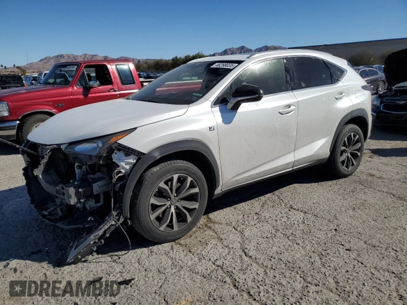 2015 Lexus NX 200t with VIN JTJBARBZXF2023897, listed as a Copart auction lot 46298035 with 84,619 mi miles and Salvage Title. Bid and sale history available at DreamBid. Image 1.