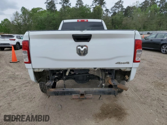 2020 Ram 2500 Tradesman with VIN 3C7WR4HJ0LG307787, listed as a Copart auction lot 51241605 with 0 mi miles and Salvage Title. Bid and sale history available at carsss.com. Image 6.