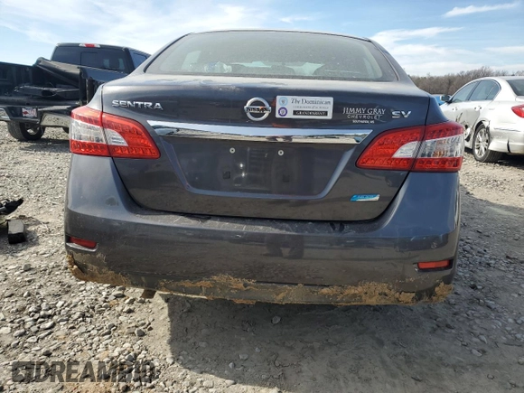 2014 Nissan Sentra SV with VIN 3N1AB7AP3EL696305, listed as a Copart auction lot 41922025 with 127,497 mi miles and Salvage Title. Bid and sale history available at DreamBid. Image 6.