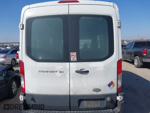 2015 Ford Transit Cargo with VIN 1FTNE2CMXFKA15572, listed as a IAAI auction lot 41566311 with 276,750 mi miles and . Bid and sale history available at carsss.com. Image 16.