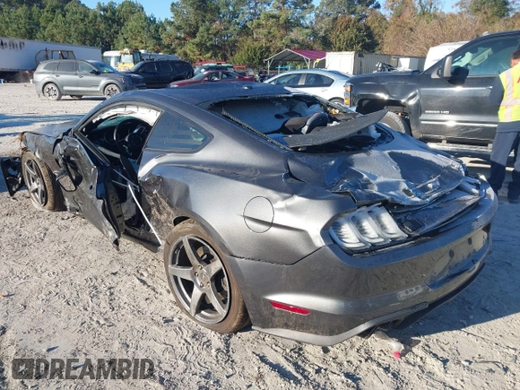 2018 Ford Mustang GT with VIN 1FA6P8CF1J5112742, listed as a IAAI auction lot 40992048 with Not Provided miles. Bid and sale history available at carsss.com. Image 3.