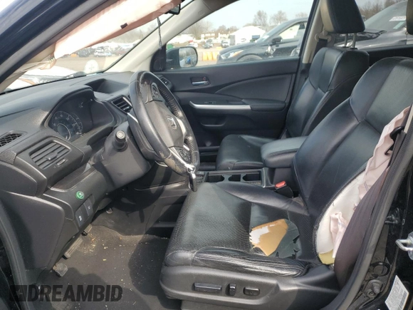 2015 Honda CR-V EX-L with VIN 2HKRM4H7XFH667125, listed as a Copart auction lot 47731145 with 134,682 mi miles and Salvage Title. Bid and sale history available at carsss.com. Image 7.