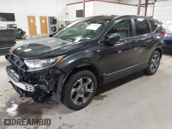 2017 Honda CR-V EX with VIN 5J6RW2H57HL059990, listed as a IAAI auction lot 41757025 with 136,533 mi miles. Bid and sale history available at carsss.com. Image 17.