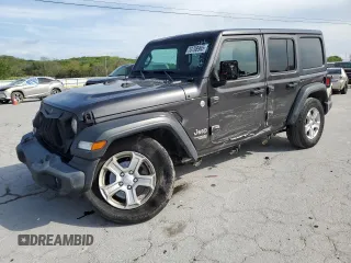 2018 Jeep Wrangler Unlimited Sport S z VIN 1C4HJXDG8JW133314, wystawiony jako Copart lot #53708965 z przebiegiem 120 102 mil mil oraz Szkoda całkowita • Salvage title. Historia ofert i sprzedaży dostępna na DreamBid. Obrazek 1.