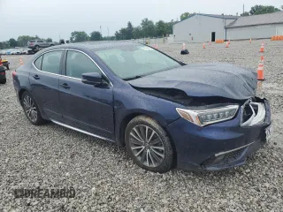 2018 Acura TLX Advance with VIN 19UUB3F79JA006426, listed as a Copart auction lot 63210485 with 64,145 mi miles and Salvage title. Bid and sale history available at DreamBid. Image 4.