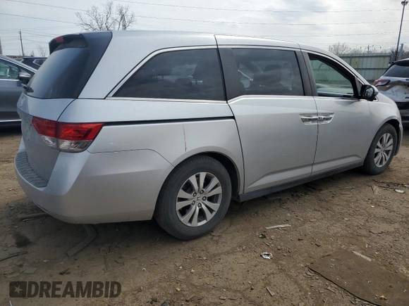 2014 Honda Odyssey EX-L with VIN 5FNRL5H6XEB065581, listed as a Copart auction lot 53467645 with 111,917 mi miles and Clean Title. Bid and sale history available at DreamBid. Image 3.