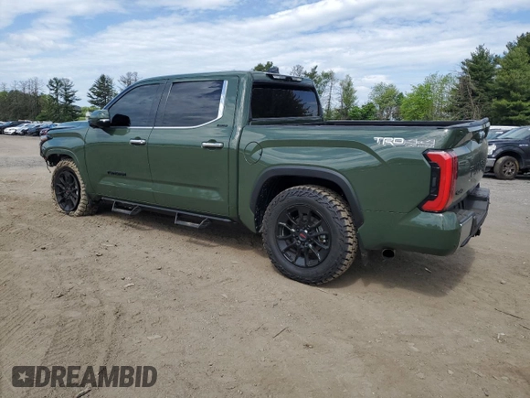 2022 Toyota Tundra Limited with VIN 5TFJA5DB8NX018965, listed as a Copart auction lot 55242405 with 29,277 mi miles and Salvage title. Bid and sale history available at DreamBid. Image 2.