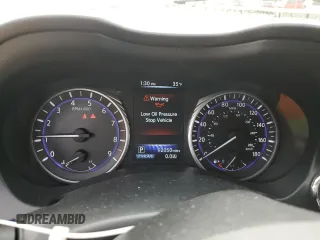 2016 Infiniti Q50 with VIN JN1EV7AR7GM346324, listed as a Copart auction lot 45091635 with 92,050 mi miles and Salvage Title. Bid and sale history available at DreamBid. Image 9.