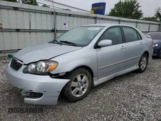 2006 Toyota Corolla CE with VIN 1NXBR32E56Z584627, listed as a Copart auction lot 58849515 with 104,530 mi miles and Salvage title. Bid and sale history available at DreamBid. Image 1.