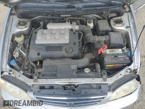 2003 Kia Spectra with VIN KNAFB121335295115, listed as a Copart auction lot 78070674 with Not Provided miles and Salvage Title. Bid and sale history available at DreamBid. Image 12.