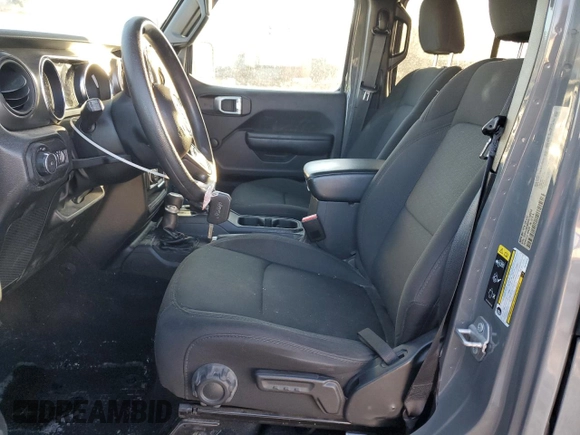 2022 Jeep Wrangler Unlimited Willys Sport with VIN 1C4HJXDN6NW142016, listed as a Copart auction lot 41885135 with 54,638 mi miles and Salvage Title. Bid and sale history available at DreamBid. Image 7.