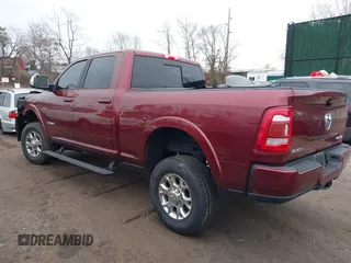 2021 Ram 2500 Laramie with VIN 3C6UR5FL3MG622834, listed as a IAAI auction lot 41691393 with 35,346 mi miles and . Bid and sale history available at DreamBid. Image 3.