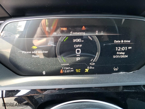 2024 Audi Q8 e-tron Premium Plus with VIN WA15AAGE7RB016864, listed as a Copart auction lot 56564354 with 11,541 mi miles and Salvage Title. Bid and sale history available at carsss.com. Image 9.