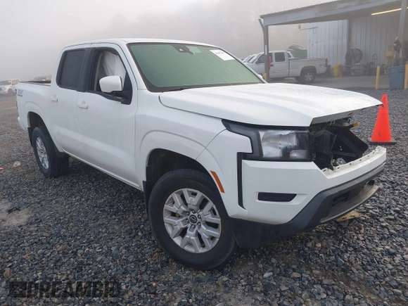 2022 Nissan Frontier S with VIN 1N6ED1EK2NN617398, listed as a IAAI auction lot 41492431 with 44,273 mi miles. Bid and sale history available at carsss.com. Image 1.