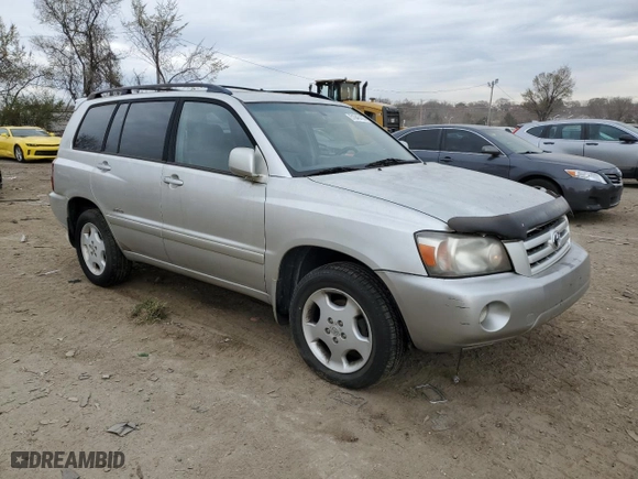 2007 Toyota Highlander w/3rd Row with VIN JTEEP21A670200410, listed as a Copart auction lot 51046185 with 180,649 mi miles and Clean Title. Bid and sale history available at carsss.com. Image 4.