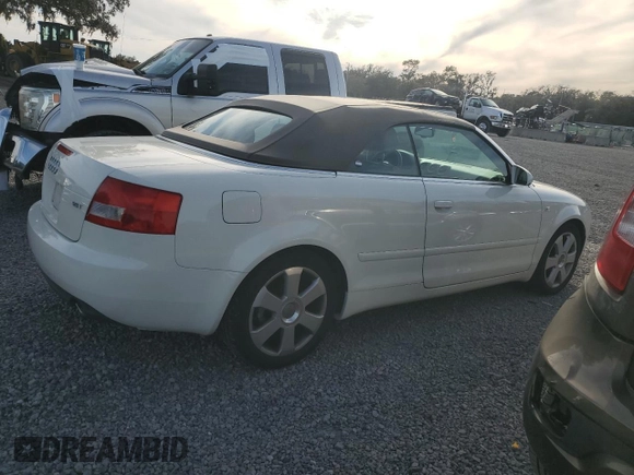 2005 Audi A4 1.8T with VIN WAUAC48H15K008484, listed as a Copart auction lot 87363524 with 121,381 mi miles and Salvage Title. Bid and sale history available at carsss.com. Image 3.