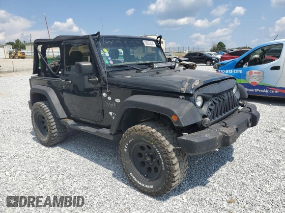 2016 Jeep Wrangler Sport with VIN 1C4AJWAG1GL145444, listed as a Copart auction lot 69222634 with 91,510 mi miles and Salvage Title. Bid and sale history available at carsss.com. Image 4.