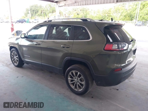 2021 Jeep Cherokee Altitude with VIN 1C4PJLLB5MD203569, listed as a IAAI auction lot 42559737 with 53,961 mi miles and . Bid and sale history available at DreamBid. Image 3.