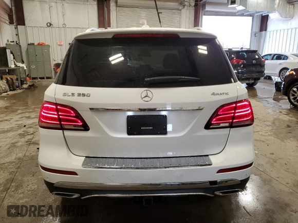 2018 Mercedes-Benz GLE 350 with VIN 4JGDA5HB2JB113421, listed as a Copart auction lot 54703105 with 71,907 mi miles and Salvage title. Bid and sale history available at DreamBid. Image 6.