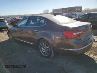 2014 Kia Cadenza Premium with VIN KNALN4D78E5151091, listed as a Copart auction lot 81319124 with 195,203 mi miles and Salvage Title. Bid and sale history available at carsss.com. Image 2.