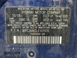 2020 Hyundai Accent SE с VIN 3KPC24A62LE107970, выставлен на аукционе Copart как лот 60487535 с пробегом 100 144 миль миль и Чистый • Clean title. История ставок и продаж доступна на DreamBid. Изображение 12.