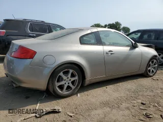 2003 Infiniti G35 w/Leather with VIN JNKCV54EX3M217892, listed as a Copart auction lot 64859184 with 136,596 mi miles and Salvage Title. Bid and sale history available at DreamBid. Image 3.