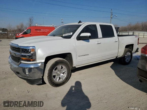 2016 Chevrolet Silverado 1500 LT with VIN 3GCUKREC9GG189272, listed as a Copart auction lot 48743695 with 186,406 mi miles and Salvage Title. Bid and sale history available at DreamBid. Image 1.