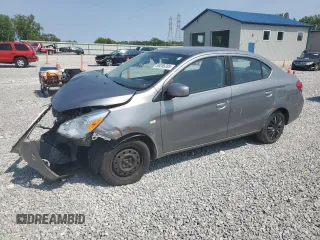 2017 Mitsubishi Mirage ES z VIN ML32F3FJ1HHF12135, wystawiony jako Copart lot #59205285 z przebiegiem 110 565 mil mil oraz Szkoda całkowita • Salvage title. Historia ofert i sprzedaży dostępna na DreamBid. Obrazek 1.