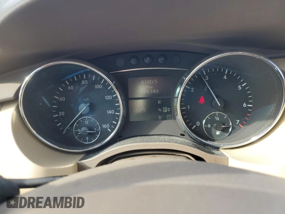 2008 Mercedes-Benz R 3.5L with VIN 4JGCB65E78A078923, listed as a Copart auction lot 50677685 with 179,340 mi miles and Salvage Title. Bid and sale history available at carsss.com. Image 9.