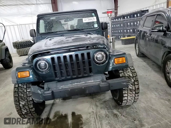 2006 Jeep Wrangler SE with VIN 1J4FA29S36P724699, listed as a Copart auction lot 41764425 with 129,016 mi miles and Salvage Title. Bid and sale history available at carsss.com. Image 10.