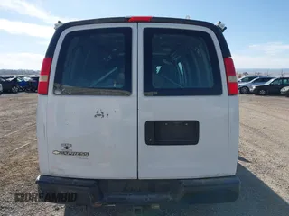 2013 Chevrolet Express Cargo Van with VIN 1GCWGGCA3D1117610, listed as a IAAI auction lot 41196391 with 201,350 mi miles. Bid and sale history available at carsss.com. Image 16.