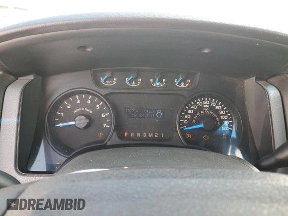 2013 Ford F-150 XL with VIN 1FTFX1EF4DKD80253, listed as a Copart auction lot 53323855 with 191,124 mi miles and Salvage Title. Bid and sale history available at carsss.com. Image 9.