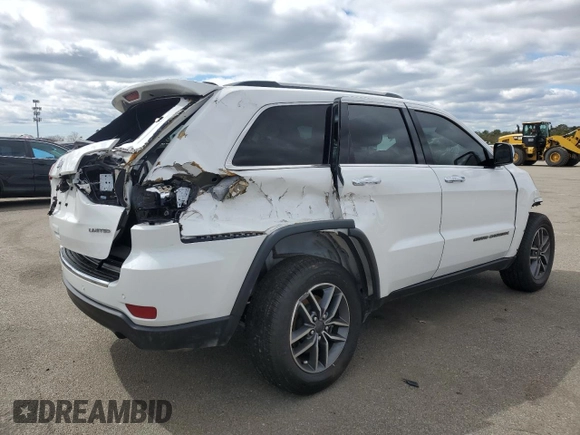 2021 Jeep Grand Cherokee 80th Anniversary with VIN 1C4RJFBG7MC535316, listed as a Copart auction lot 52822995 with 50,793 mi miles and Salvage Title. Bid and sale history available at DreamBid. Image 3.