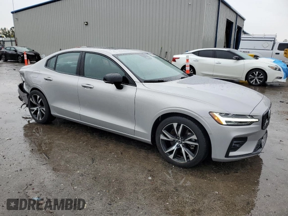 2024 Volvo S60 Plus Dark Theme with VIN 7JRL12TL4RG299512, listed as a Copart auction lot 45189695 with 19,821 mi miles and Salvage title. Bid and sale history available at DreamBid. Image 4.