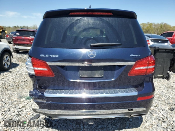 2018 Mercedes-Benz GLS 450 with VIN 4JGDF6EE7JB149174, listed as a Copart auction lot 49499445 with 90,870 mi miles and Salvage Title. Bid and sale history available at DreamBid. Image 6.