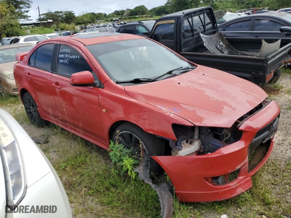 2008 Mitsubishi Lancer GTS with VIN JA3AU86U08U045427, listed as a Copart auction lot 67850314 with 0 miles and Non Repairable. Bid and sale history available at carsss.com. Image 4.